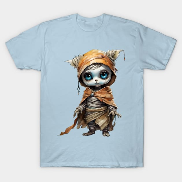 The Littlest Mummy Cat T-Shirt by LyndiiLoubie